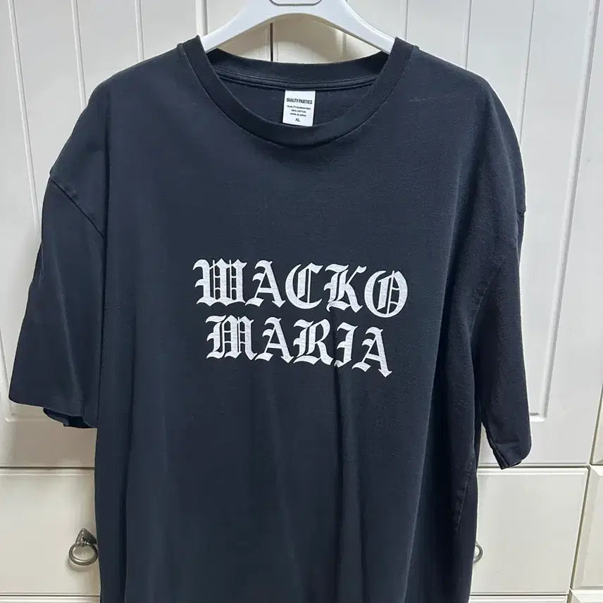 [BUNJANG] Wackomaria Cotton Logo Print T-Shirt XL / 와코마리아 반팔