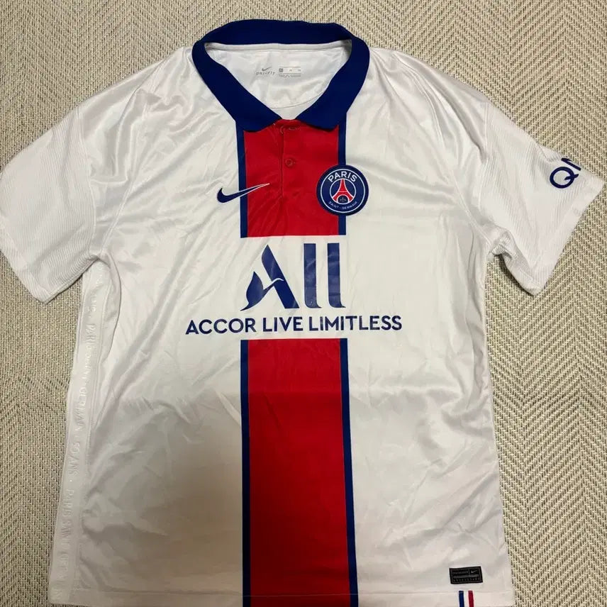 [BUNJANG] Nike Paris Saint-Germain 20/21 Stadium Away Authentic Jersey (No Sponsor) / 나이키 파리 생제르망 20/21 브리드 스타디움 어웨이 유니폼