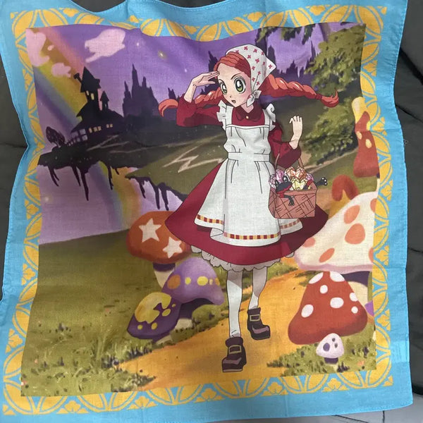 [BUNJANG] Sugar Sugar Rune Exhibition Fabric Scarf / 슈가슈가룬 전시회 굿즈 패브릭 스카프
