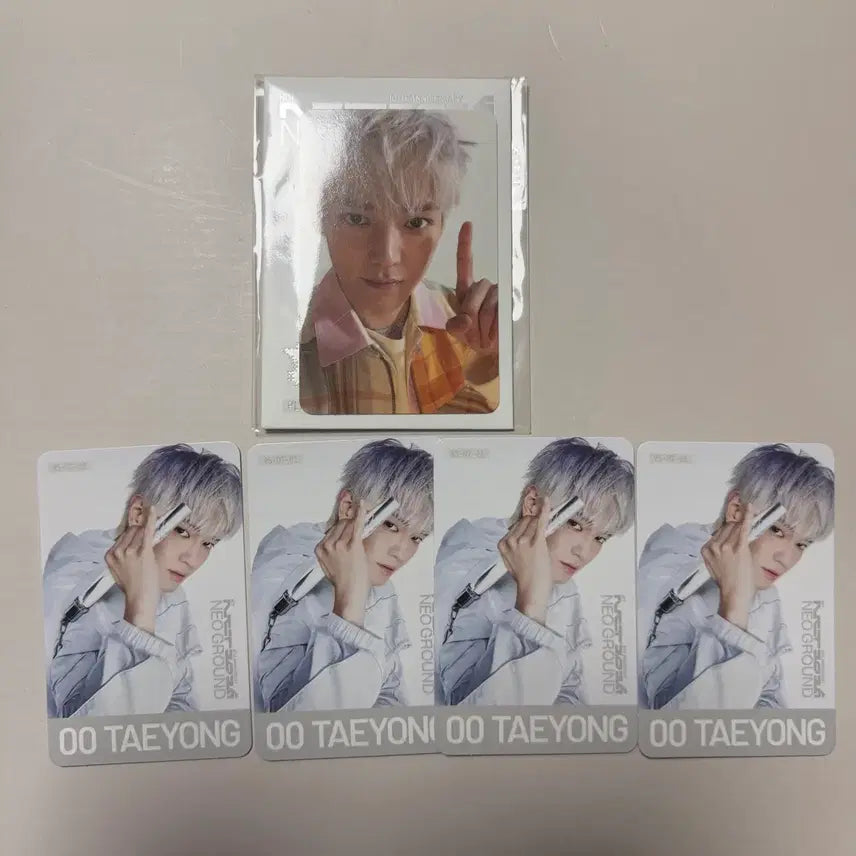 [BUNJANG] NCT Neo City: Japan - The Link Photocard Taeyong Bundle Set / 엔시티 네오그라운드 트레카 태용 셀포+컨포4장 일괄