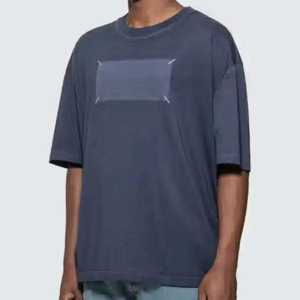 [BUNJANG] Maison Margiela XL Navy Short Sleeve T-Shirt / (XL 50) 메종마르지엘라 반팔 티셔츠