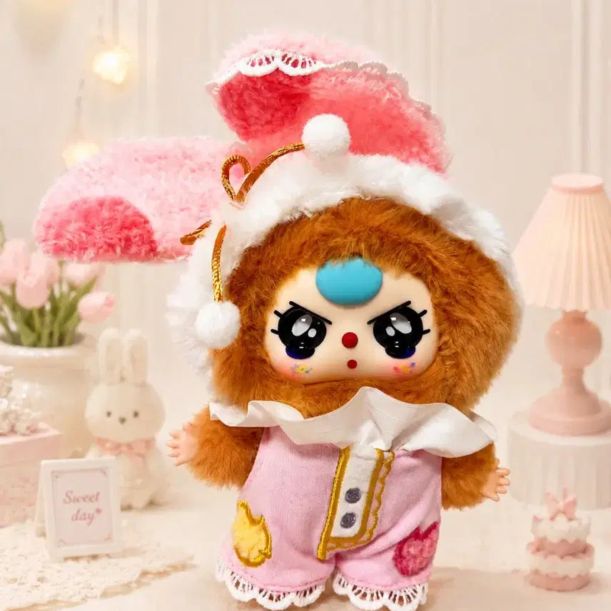 [BUNJANG] BabyThree 80 Sweet Dream Rabbit Hat Doll Keychain / 베이비쓰리 80 스윗드림 토끼모자 좋은꿈 예쁜눈 인형 키링