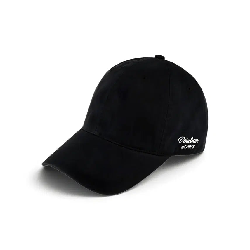 [BUNJANG] VERUTUM Side Logo Bio Washing Cap (Black) / [베루툼] 사이드 로고 워싱 캡(블랙)
