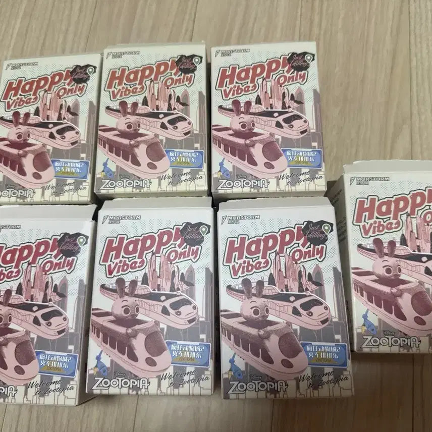 [BUNJANG] Zootopia Happy Vibes Train Figure Bundle Set / 주토피아 해피바이브 기차 피규어 중복없음 일괄