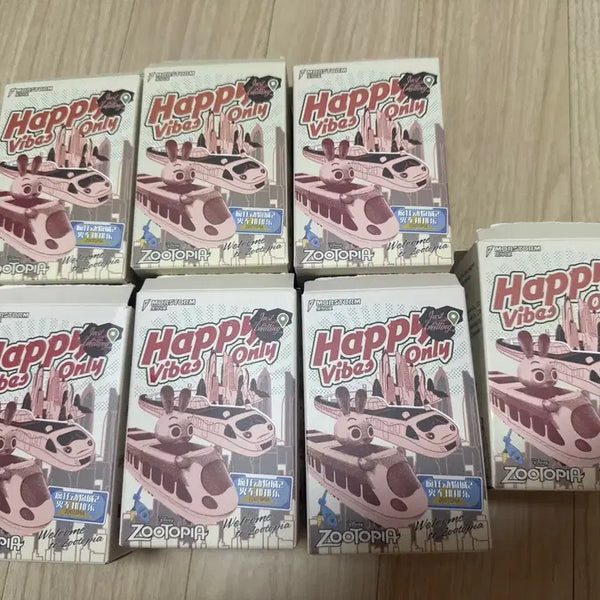 [BUNJANG] Zootopia Happy Vibes Train Figure Bundle Set / 주토피아 해피바이브 기차 피규어 중복없음 일괄