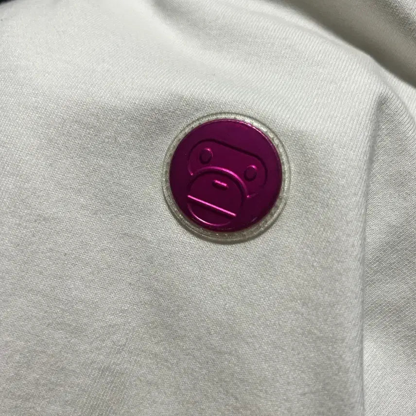 [BUNJANG] BAPE Pink Milo T-Shirt / 베이프 핑크 마일로 반팔티
