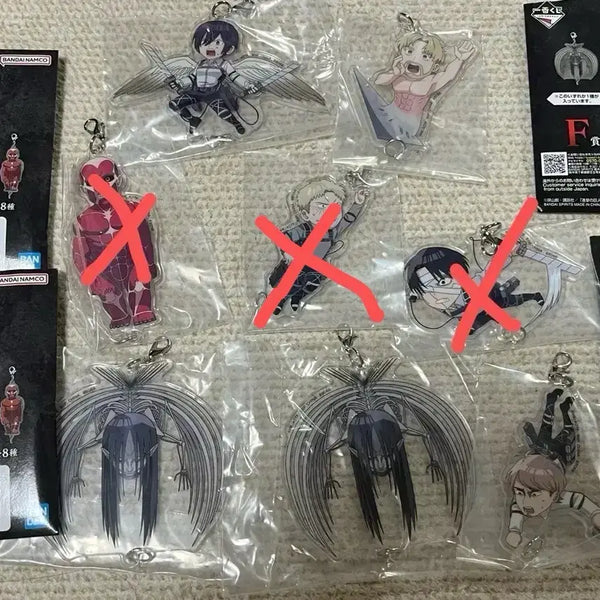 [BUNJANG] Attack on Titan F Prize Acrylic Charm / 개별구매가능) 진격의거인 F상 아크릴 참