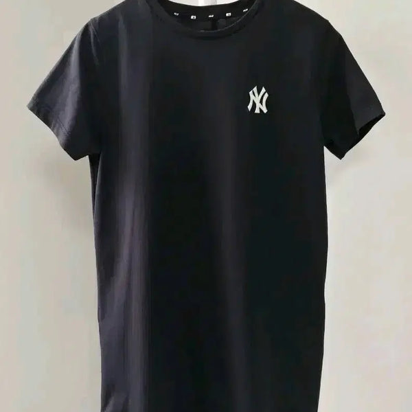 [BUNJANG] MLB New York Yankees Black Short Sleeve T-Shirt / MLB 뉴욕 양키스 블랙 반팔 티셔츠