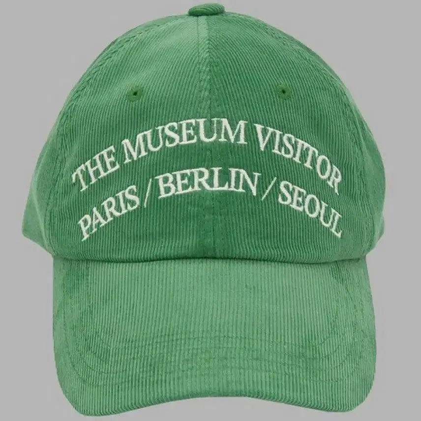 [BUNJANG] The Museum Visitor Corduroy Ball Cap / 더뮤지엄비지터 PARIS/BERLIN/SEOUL 코듀로이 볼캡