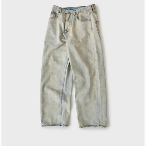 [BUNJANG] Hands & Mind Washed Straight Vintage Denim Pants Size 2 / [2] 핸즈앤드 워시드 스트레이트 빈티지 데님팬츠