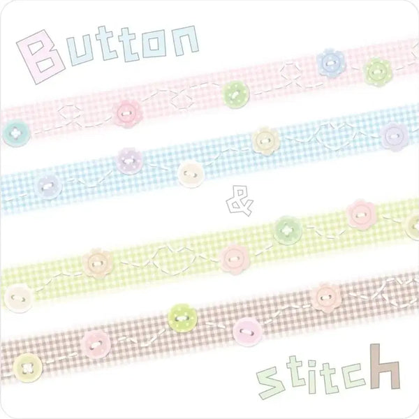 [BUNJANG] Greong Greong Dan Stitch Washi Tape Set / 그렁그렁단 패치 스티치 마테 ver.또렷
