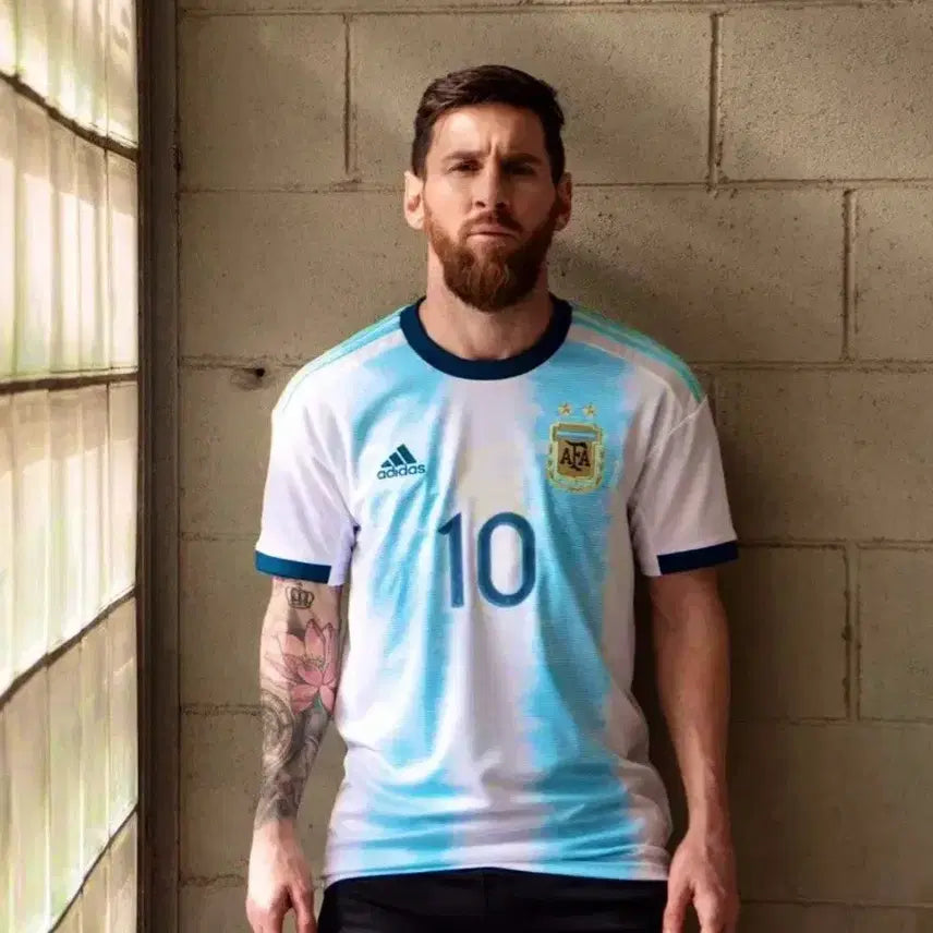 [BUNJANG] Adidas Argentina National Football Team 19-20 Home Jersey (M) - Lionel Messi #10 / 아디다스 아르헨티나 축구 국가대표팀 19-20 시즌 홈 유니폼(M)