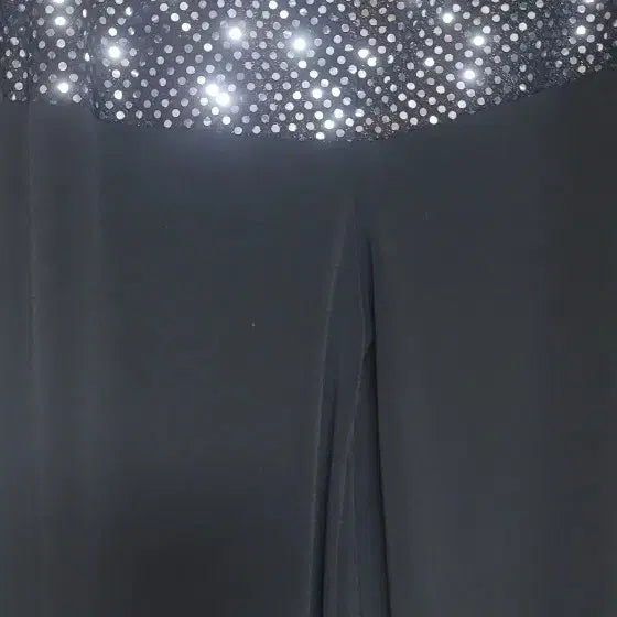 [BUNJANG] Black Sequin Wide Pants / 블랙 스팽글 와이드 팬츠