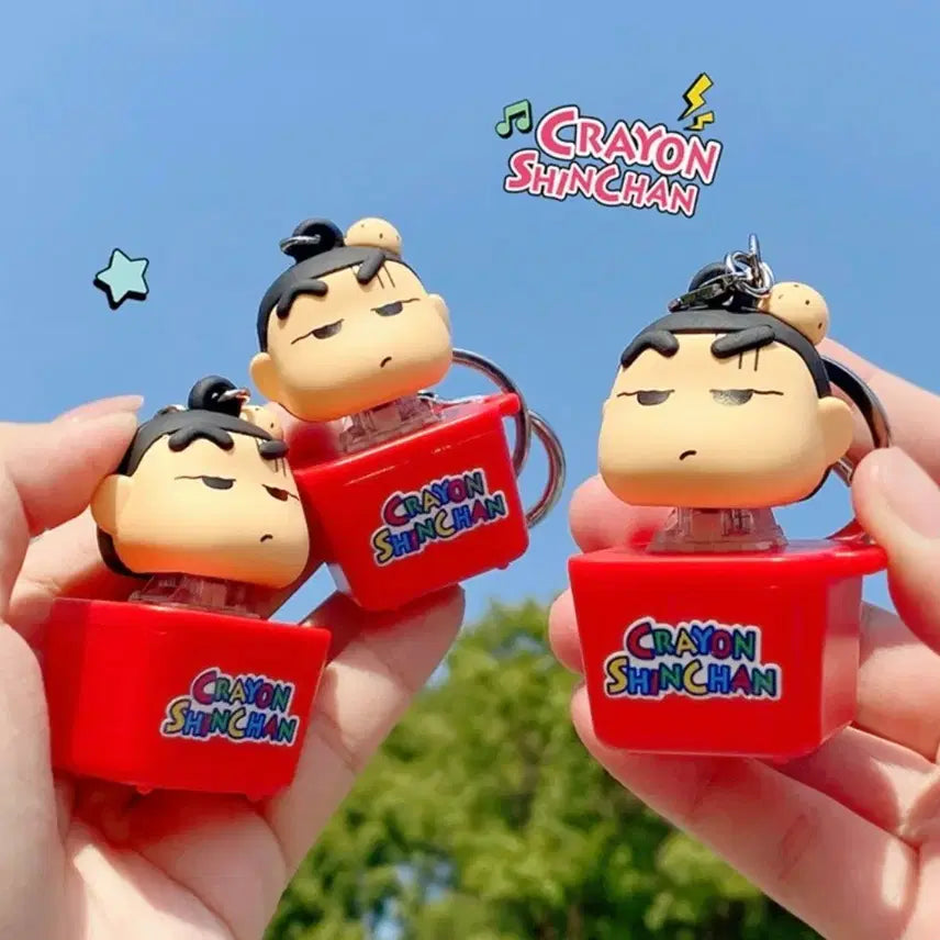 [BUNJANG] Crayon Shin-chan Keycap Keychain / 짱구는못말려 1구 키캡 키링 짱구 꿀밤 캐릭터 딸깍이