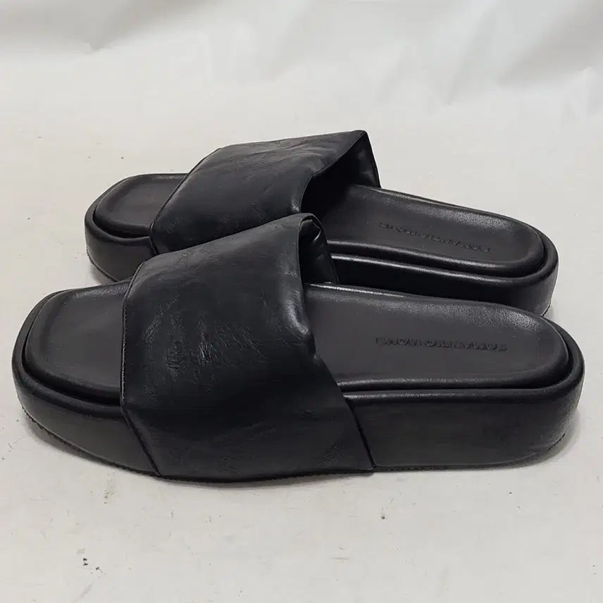 [BUNJANG] Romantique Move Height-Increasing Leather Slippers (Size 270) / 1) 270 로맥틱 무브 키높이 가죽슬리퍼 미착용