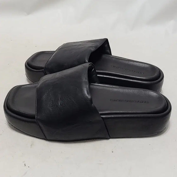 [BUNJANG] Romantique Move Height-Increasing Leather Slippers (Size 270) / 1) 270 로맥틱 무브 키높이 가죽슬리퍼 미착용