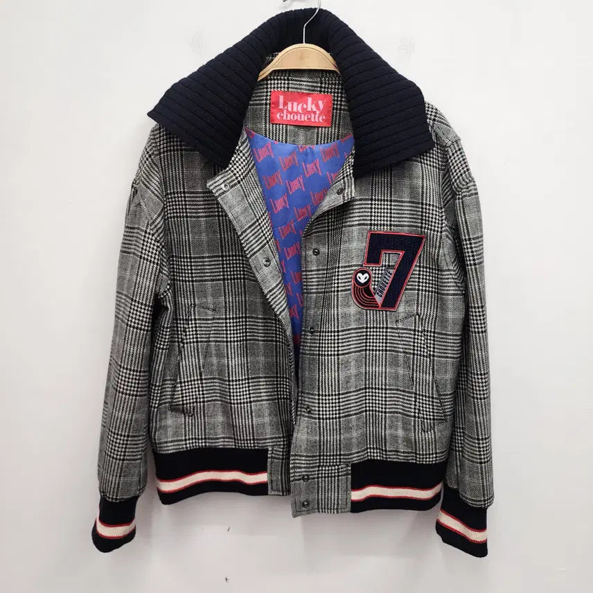 [BUNJANG] Lucky Chouette Women's Jacket Gray Size 36 / 럭키슈에뜨 여성 자켓