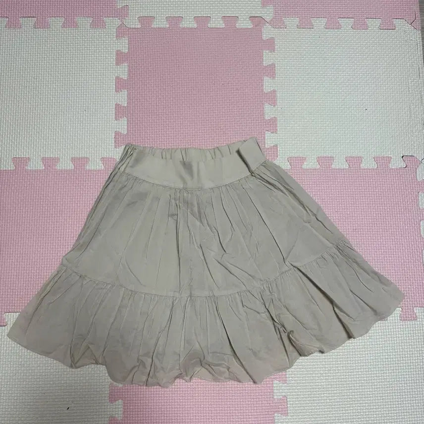 [BUNJANG] Beige Pleated Skirt / 베이지 플리츠 스커트