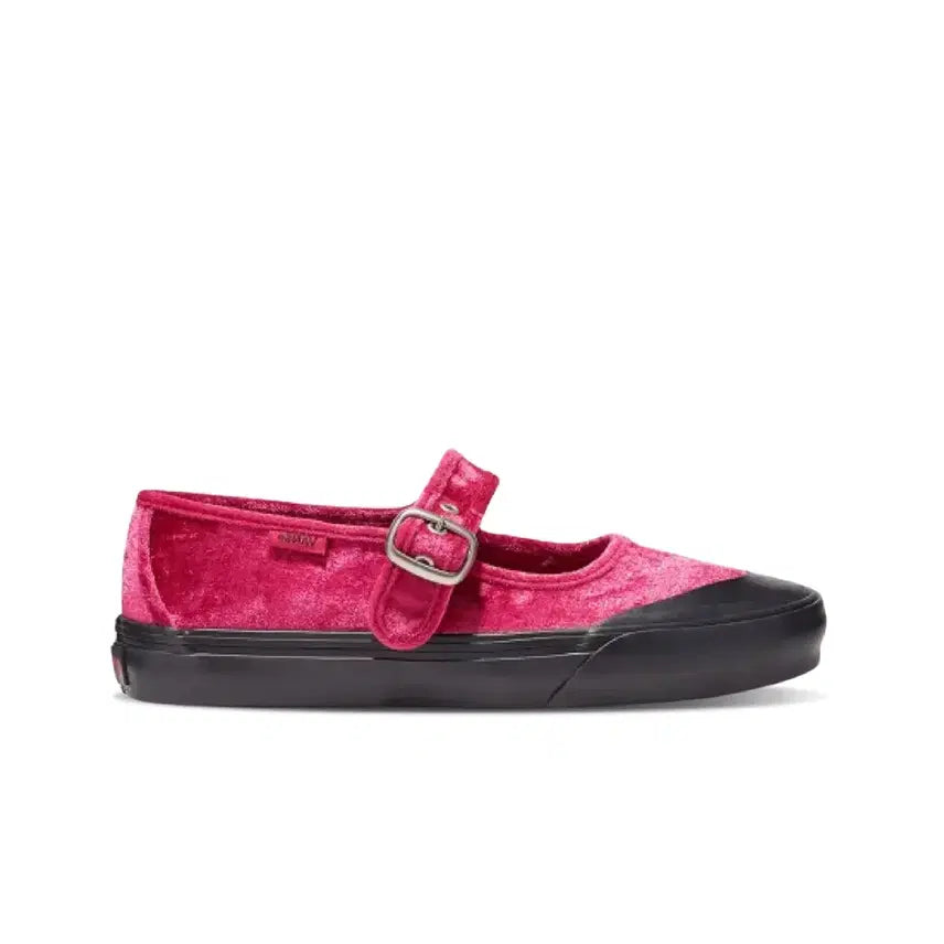[BUNJANG] Vans Mary Jane Velvet Touch Cherry Flats Shoes VN000CRRC9L / 225 반스 메리제인 벨벳 터치 체리 단화 VN000CRRC9L