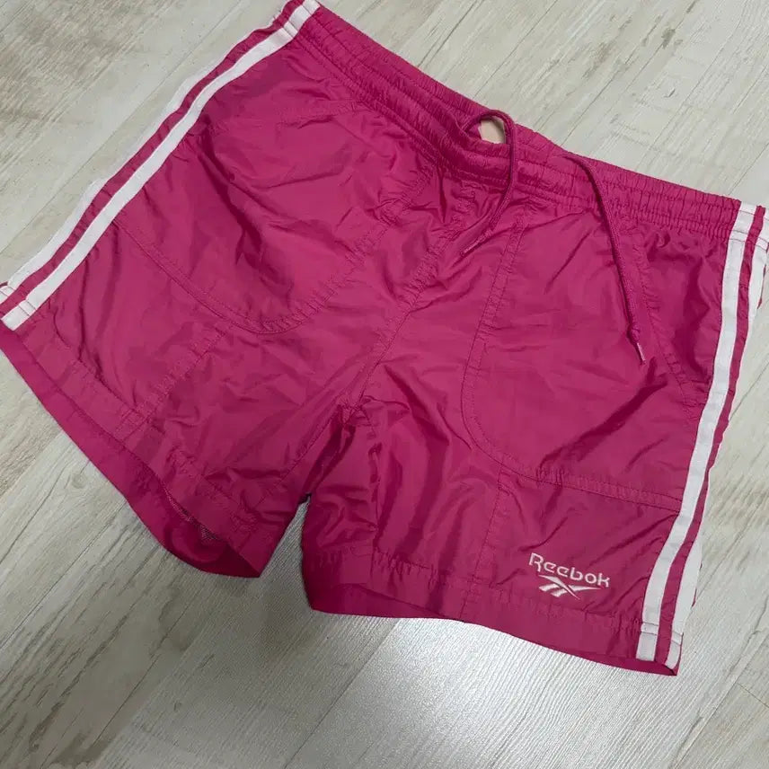 [BUNJANG] Reebok Pink Beachwear Pants / 리복 핑크 비치웨어 팬츠