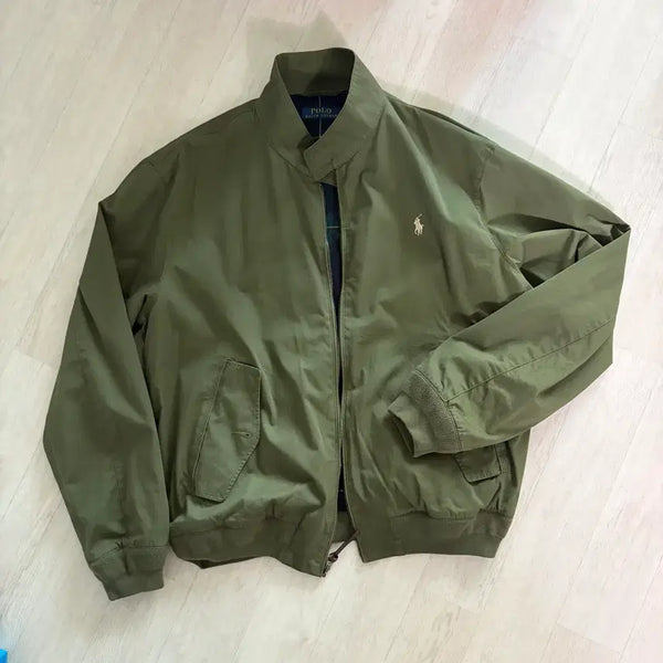 [BUNJANG] Polo Ralph Lauren Barracuda Jacket Olive / 폴로 랄프로렌 바라쿠다자켓 (올리브)