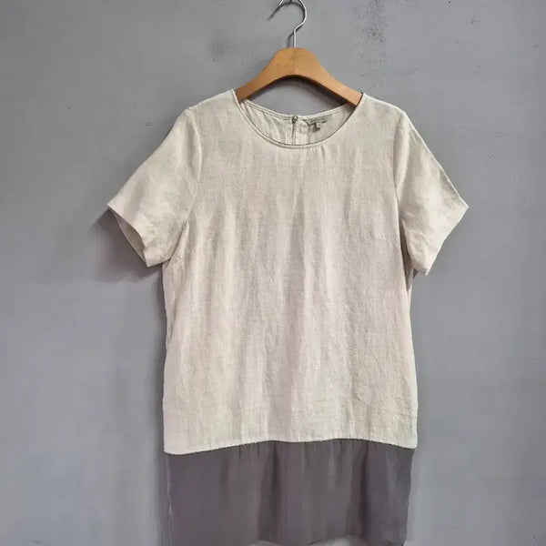 [BUNJANG] Angel & Italy 100% Linen Blouse / Angel & Italy 린넨 100% 블라우스