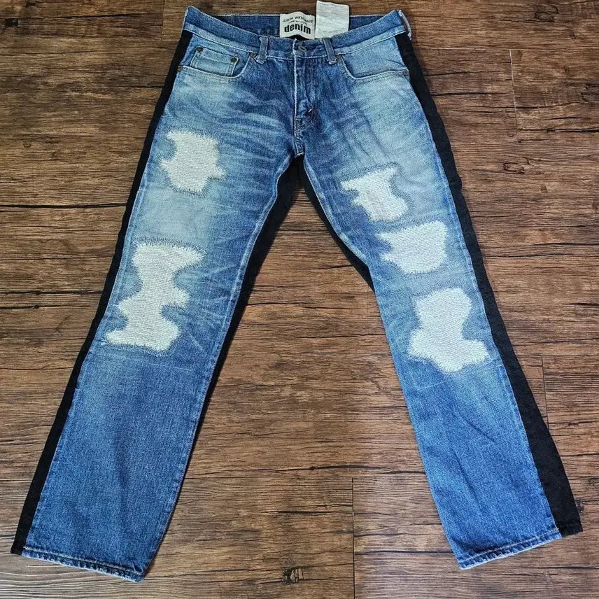 [BUNJANG] Junya Watanabe x Comme des Garçons Patchwork Hybrid Denim Jeans / 준야 와타나베 x 꼼데가르송 패치워크 데님