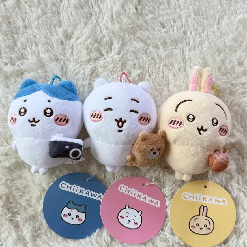 [BUNJANG] Cheekawa Stress Ball Keychain Bundle Set / 정품/일괄)먼작귀 치이카와 스트레스볼 키링 새상품