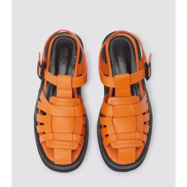 [BUNJANG] SUECOMMA BONNIE Veldalion Platform Sandals Orange / 240 슈콤마보니 발달리온 샌들