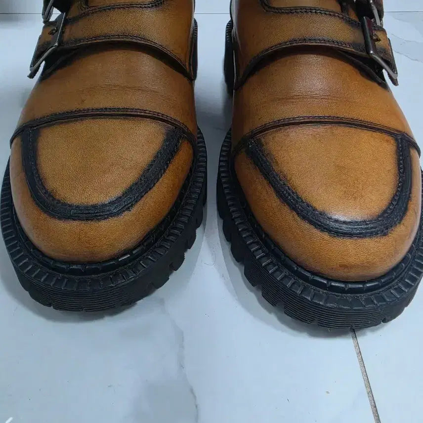 [BUNJANG] Sonshinbal Custom Line Double Monk Strap Loafers / 손신발 수제화 커스텀라인 270