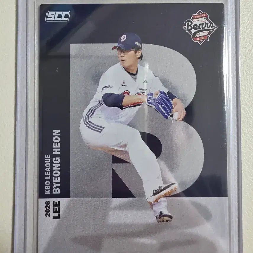 [BUNJANG] 2026 KBO SCC Lee Byung-heon Alphabet Card Doosan Bears / 2026 kbo scc 이병헌 알파벳 카드 판매 두산베어스