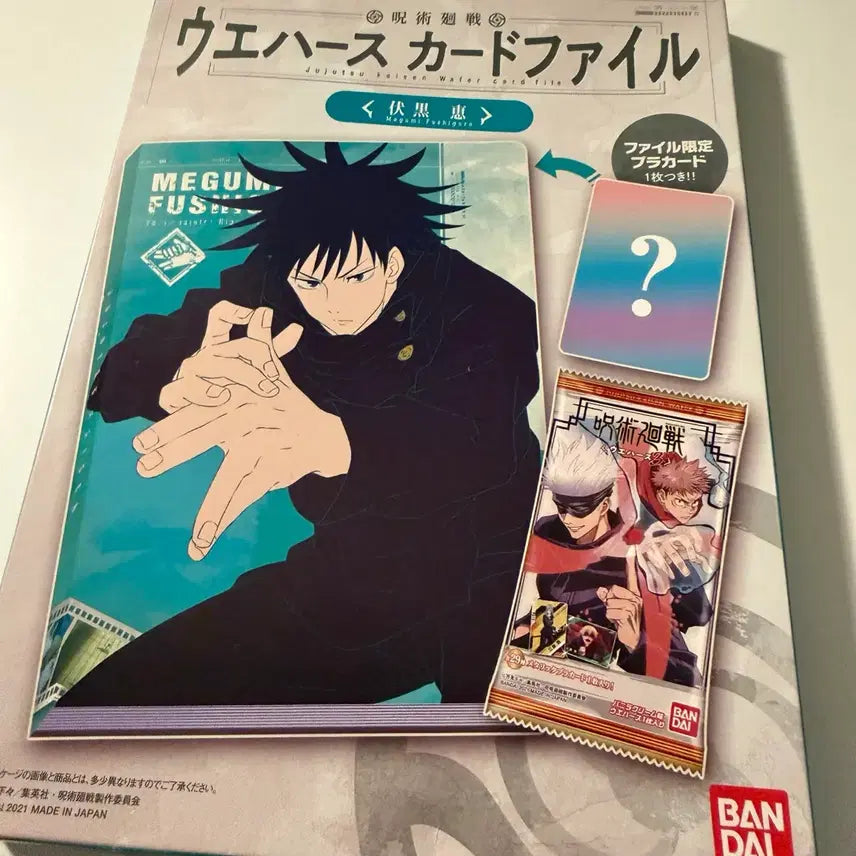 [BUNJANG] Jujutsu Kaisen Megumi Wafer Binder File / 주술회전 메구미 웨하스 바인더 파일 양도 판매