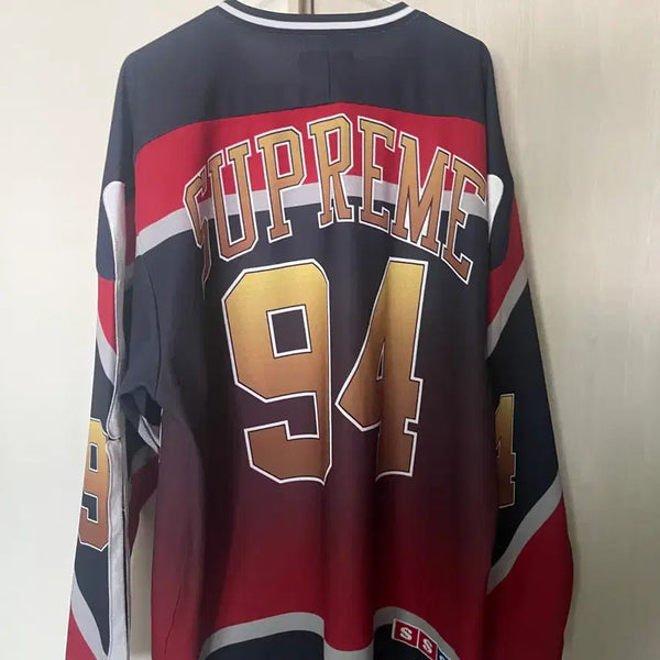[BUNJANG] Supreme Bone Hockey Jersey Multicolor L / 슈프림 본 하키 저지 멀티컬러 L