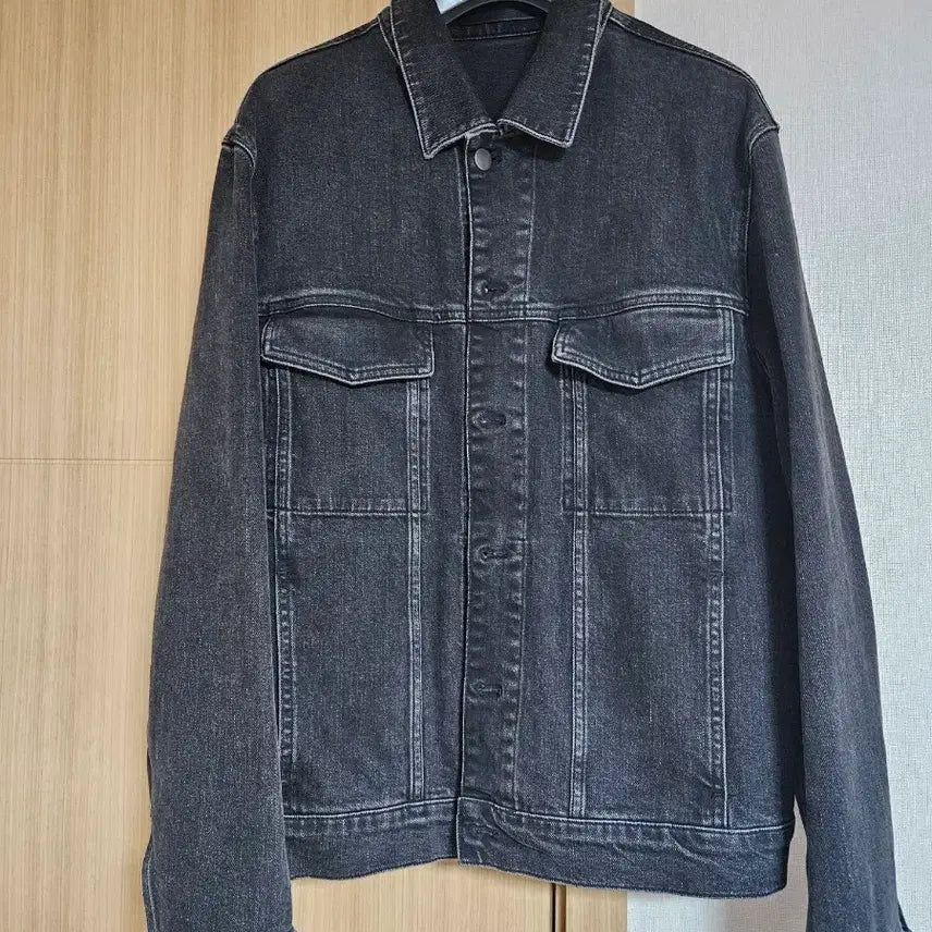 [BUNJANG] Theory Black Denim Jacket L / 띠어리 흑청자켓(블랙 데님 자켓, L, 100)