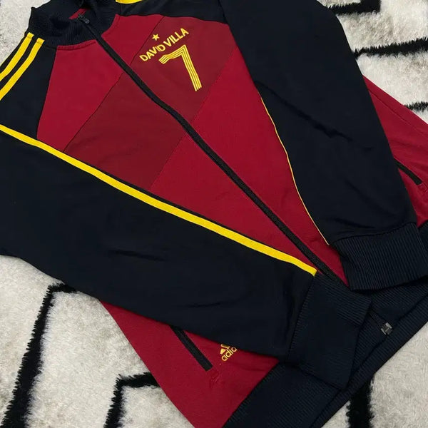 [BUNJANG] Adidas David Villa Track Top Red/Black / [L]아디다스 다비드비야 트랙탑/레드블랙