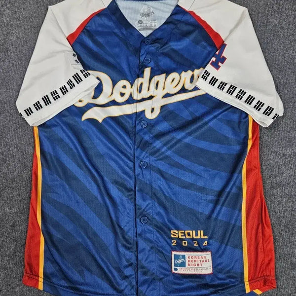 [BUNJANG] Los Angeles Dodgers 2024 Korean Heritage Jinro Jersey / 2024 MLB 다저스 코리안 헤리티지 진로 유니폼 급처