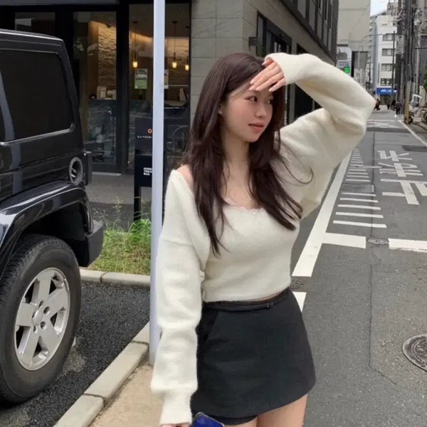 [BUNJANG] ONT Belted Pants Skirt M / 온트 벨티드 팬츠 스커트 M
