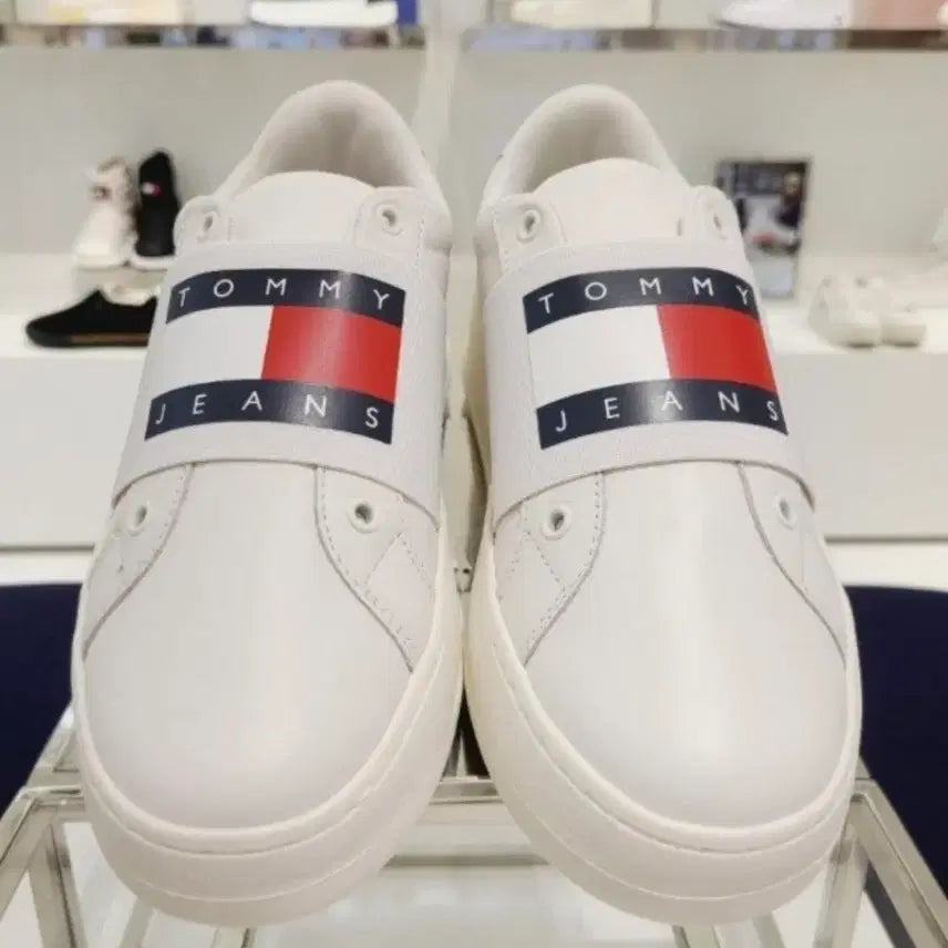 [BUNJANG] Tommy Hilfiger Big Flag Slip-on Shoes / 타미 빅플래그 슈즈 슬립온 새상품