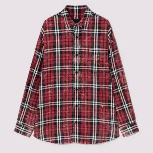[BUNJANG] JUUN.J Island Red Max Fit Shirt / [46] 준지 아일랜드 레드 맥스핏 셔츠