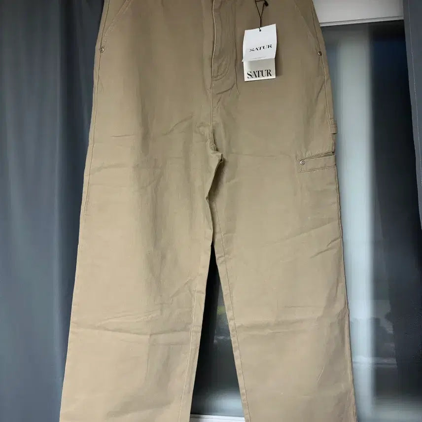 [BUNJANG] Satur Carpenter Chino Pants Beige / 세터 카펜터 치노 팬츠 베이지 새상품
