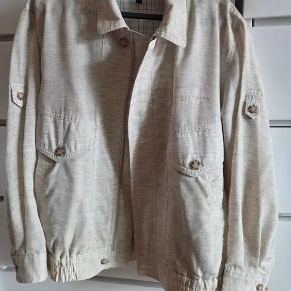 [BUNJANG] Lightweight Beige Jacket for Summer / 여름 자켓