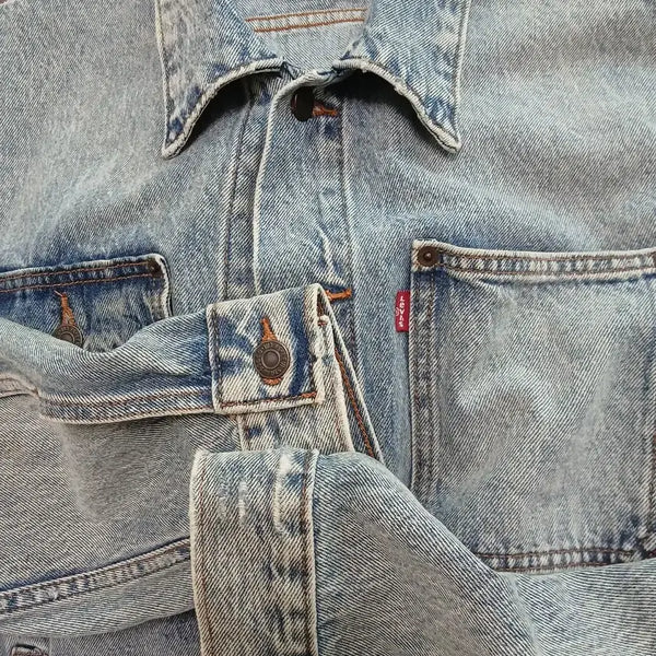 [BUNJANG] Levi's Denim Jacket Light Blue Size 100 / 리바이스진 자켓 100 신픔같은중고