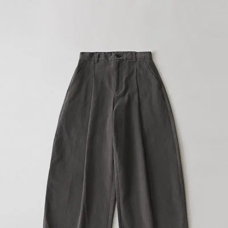 [BUNJANG] Perenne x Entrance Curved Pants Herringbone Grey Size 1 / 퍼렌 x 엔트런스 커브드 팬츠 헤링본 그레이 1사이즈