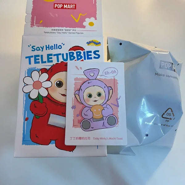 [BUNJANG] Pop Mart Teletubbies Tinky Winky Mochi Toast Figure / 팝마트 텔레토비 보라돌이의 모찌토스트