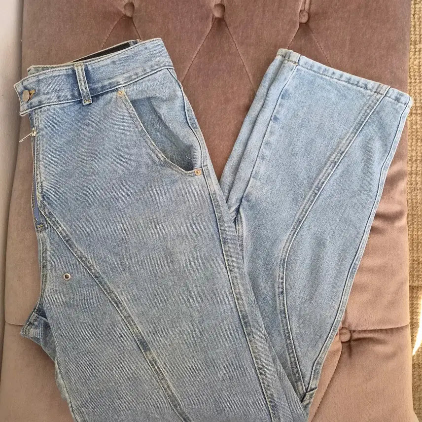 [BUNJANG] 51Percent Men's Tunnel Lining Trousers Denim Pants M Size / 51퍼센트 남성 터널라이닝 트라우저 데님팬츠 M사이즈
