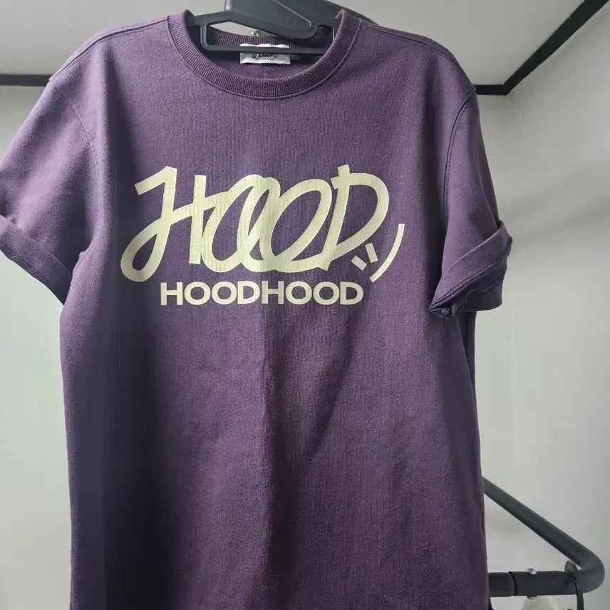 [BUNJANG] Hood Hood Purple Short Sleeve T-Shirt M / 후드후드 퍼플 반팔티셔츠 M