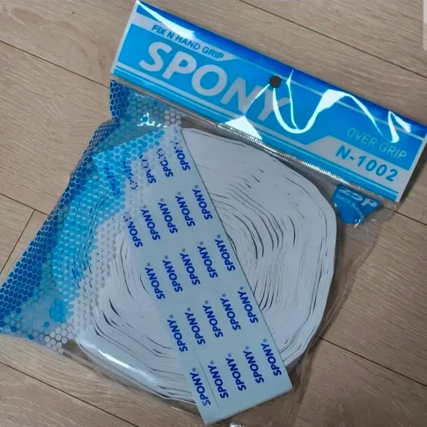 [BUNJANG] SPONY FIX N HAND GRIP OVER GRIP N-1002 (White) - 25pc Roll / 그립 오버그립 배드민턴 그립 25개 팝니다 롤형태 spony 미개봉