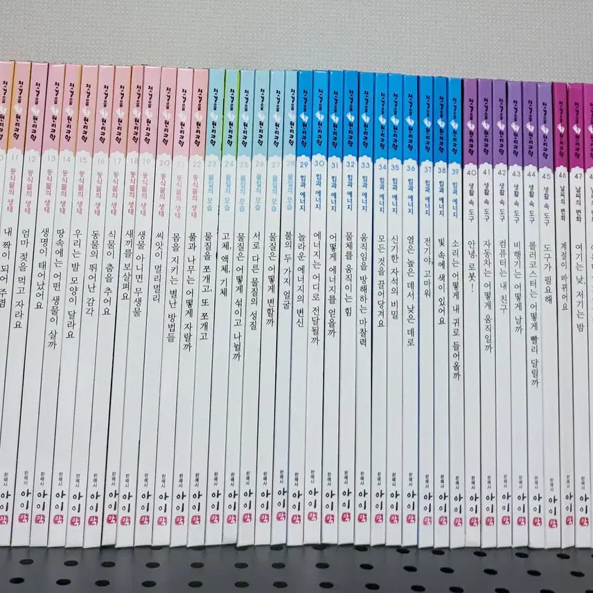 [BUNJANG] I-Rock Principle Science Fairy Tale (62 Books) / [아이락]묻고답하는 첫걸음 원리과학동화(전62권)