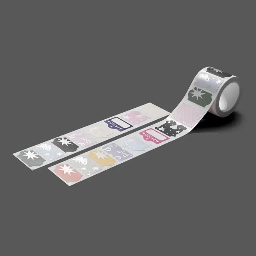 [BUNJANG] Glen Silver Label Kiss Cut Sticker / 글렌 은박 라벨 키스컷