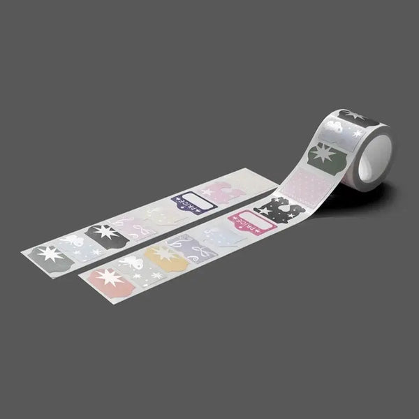 [BUNJANG] Glen Silver Label Kiss Cut Sticker / 글렌 은박 라벨 키스컷
